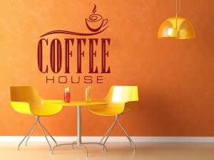 DECOR KAFE 40 cm Decor Kafe Coffee House Wall Decal Self Adhesive ...