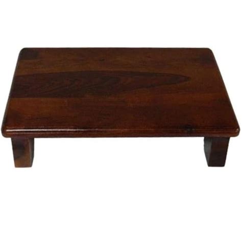DK FURNITURE Solid Sheesham Wood Patta for Sitting, Traditional Asana ...