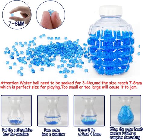 Buy HYW Gel Ball Blaster,Summer Outdoor Splash Toy with 55000 Gel Beads ...