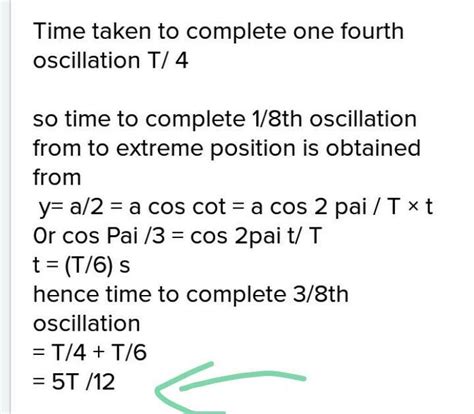 A particle undergoes SHM having time period T. Find the time taken in ...