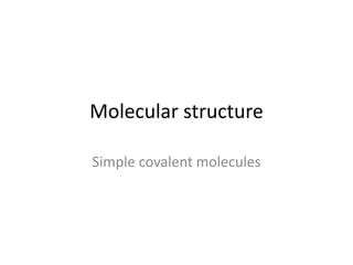 Structure of Simple Molecules 的图像结果