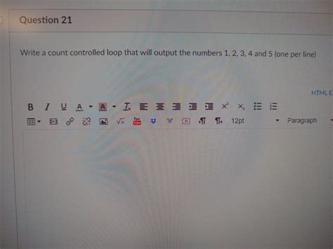Image result for Count Controlled Loop Example