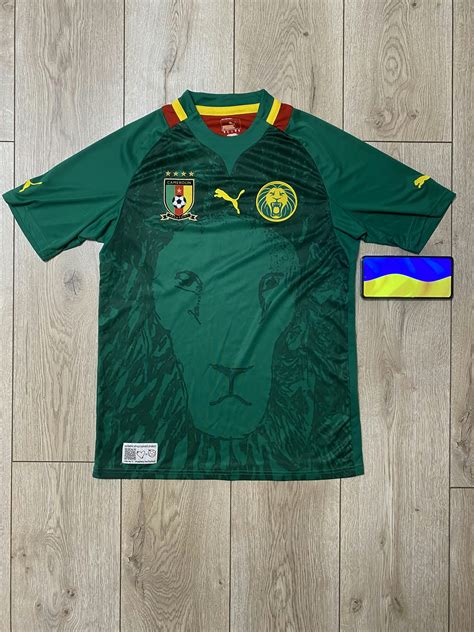 Jersey × Puma × Soccer Jersey CAMEROON 2012 2013 HOME FOOTBALL SHIRT ...