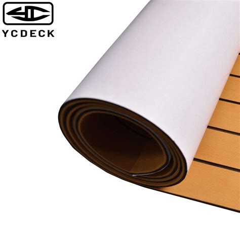 YCDECK Boat Flooring EVA Foam Self-Adhesive 96''x45.6''/36''/21.6''/16. ...