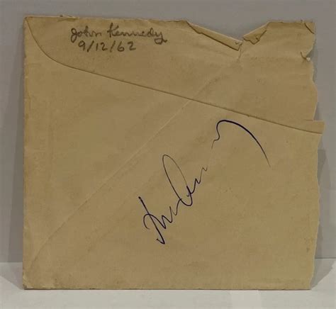"John F. Kennedy" Signature - YourPremierMemorabilia