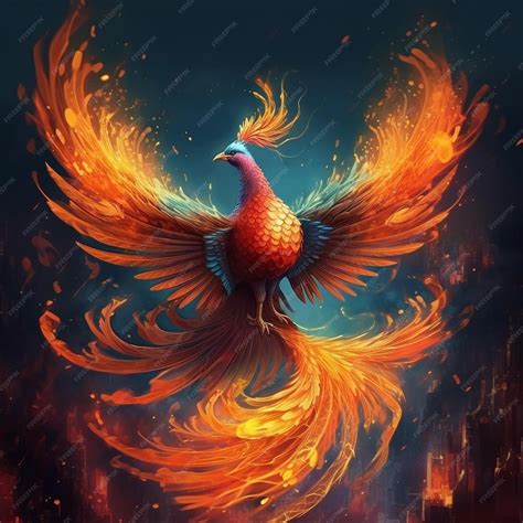 Premium AI Image | Phoenix Reborn A Collection of Flaming Bird Designs ...