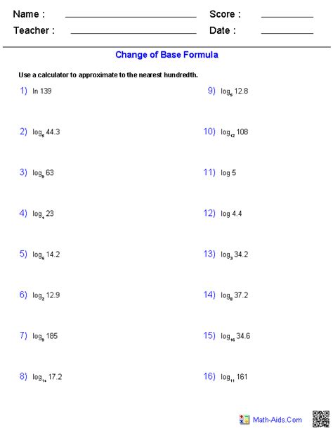 Basic Log Problems 的图像结果