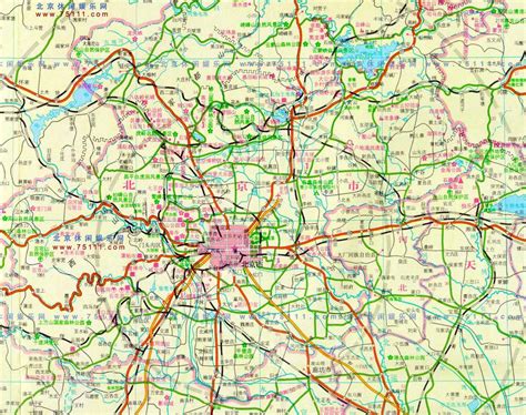 北京市区地图 北京市区地图