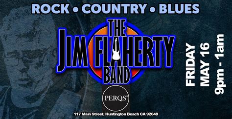 Jim Flaherty Band back to Perqs in Downtown HB, Perqs Bar, Huntington ...
