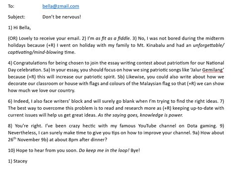 Image result for Versant Email Writing Samples