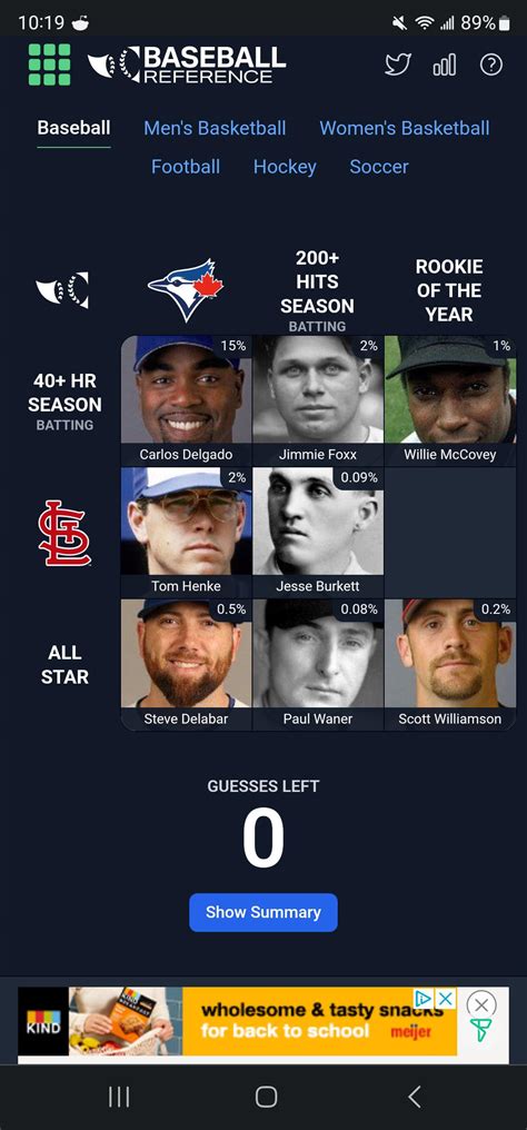 Immaculate Grid 8/29 Rarity Score: 70 : r/immaculategrid