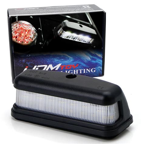 Buy iJDMTOY OEM-Fit 3W Full LED License Plate Light Kit Compatible with ...