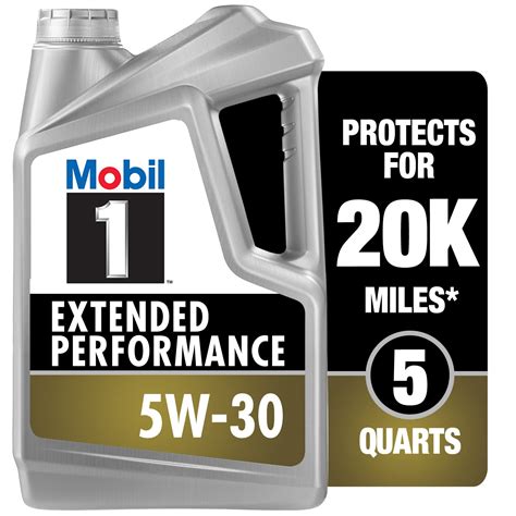 Buy Mobil1 Extended Performance Full Synthetic Motor Oil 5W-30, 5 Quart ...