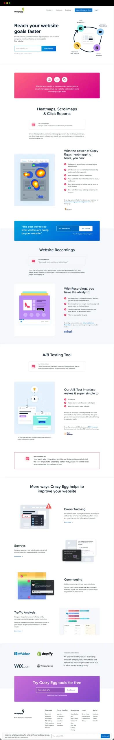 Image result for Website Homepage Examples