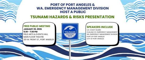 Tsunami Hazards & Risks Presentation - FREE, 201 W Front St, Port ...