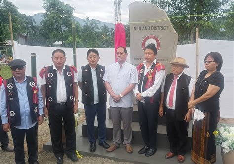 MINISTER JACOB ZHIMOMI INAUGURATES NIULAND DISTRICT | DIPR Nagaland ...