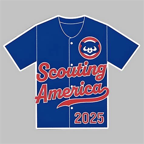 Cubs Scouting America 2025 Jersey Giveaway - GullClothes