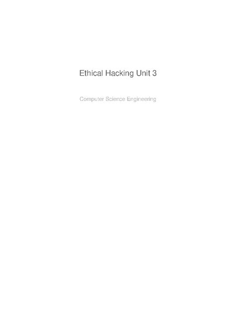 SF8-EH-UNIT 3 Ethical Hacking: Preparing for a Hack and Engagement ...