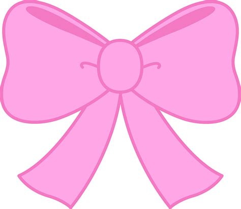 Pink Bow Clipart Transparent