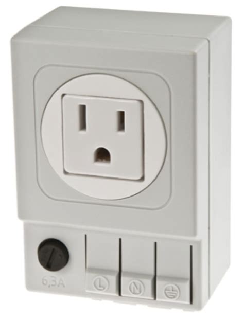 03504.0-00 STEGO | STEGO SD035 Light Grey 1 Gang Plug Socket, 6.3 A ...