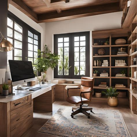 Spanish style Home office in 2025 | Home office design, Spanish style ...