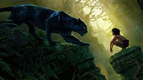 Mowgli Bagheera Black Panther The Jungle Book Wallpapers | HD ...