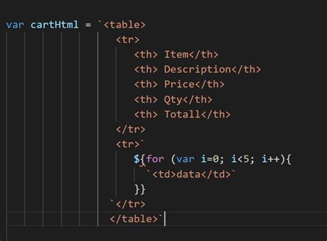 If Loop in HTML 的图像结果