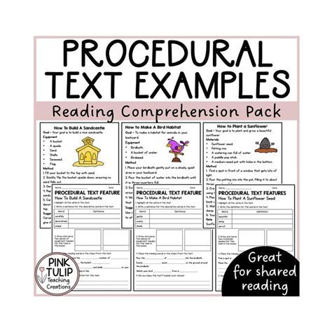 Image result for Procedural Text Reading Comprehension
