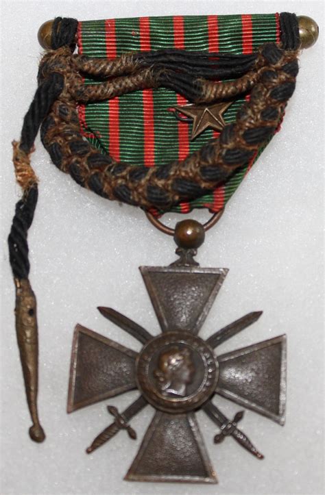 Croix de Guerre 14/17 mini fourragère | Chris Militaria