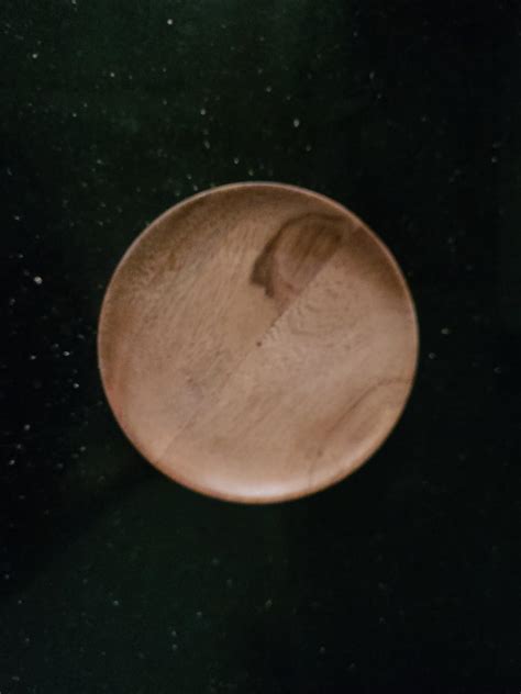 Buy Star Wooden Plates Round Dinner Plates 6 Inch Acacia Wood Serving ...