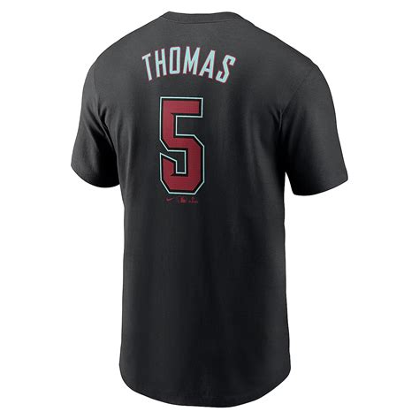 Nike Alek Thomas Arizona Diamondbacks 2024 Fuse Name Number T-Shirt ...