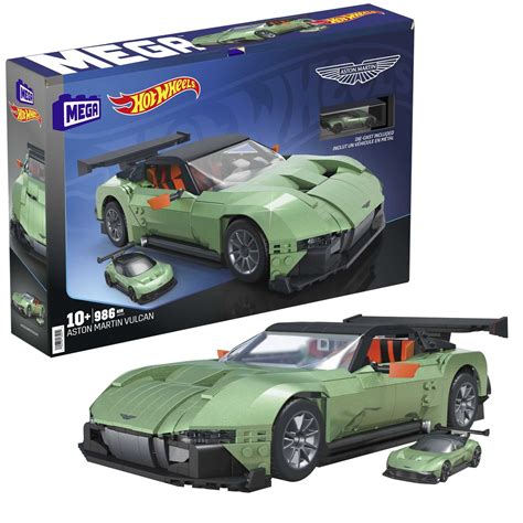 Mega Bloks, Zestaw konstrukcyjny Hot Wheels Aston Martin Vulcan, HMY97 - Mega | Sklep EMPIK.COM