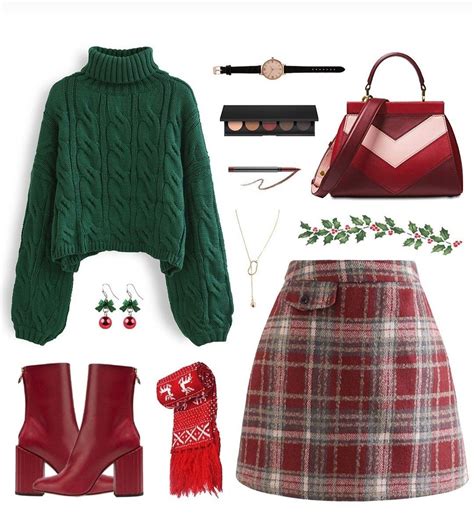 Pin by 비안제니 꽃 on Quick Saves | Christmas outfit, Christmas fashion ...