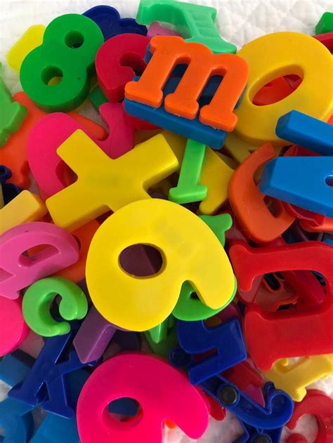 Vintage Magnetic Letters/vintage Magnet Alphabet - Etsy UK