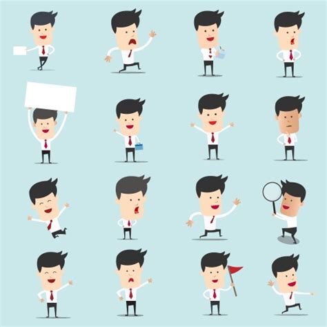 Cartoon Business Man Vector 的图像结果