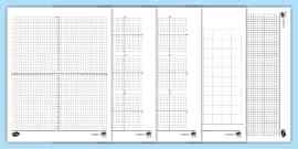 Editable Centimeter Graph Paper for 6th-8th Grade