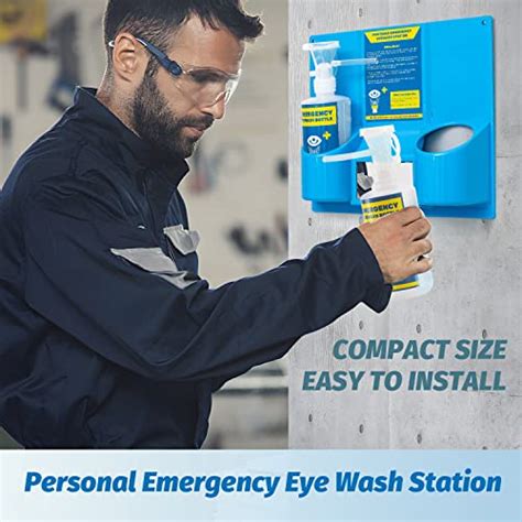 Buy Frifreego Portable Eye Wash Station with Eyewash Bottles, Emergency ...