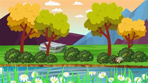 Animated Background Stream Stock Video Footage for Free Download