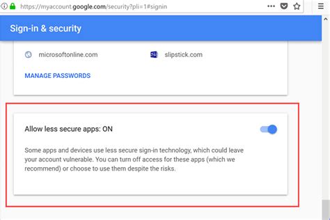 Enable Less Secure Apps 的图像结果