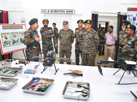 Lt Gen RC Tiwari Assesses Operational Readiness and Drone Integration ...