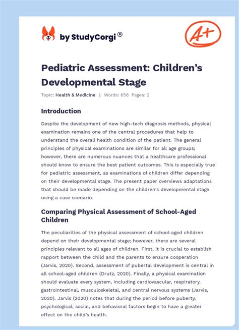 Rezultat imagine pentru Developmental Assessment Example
