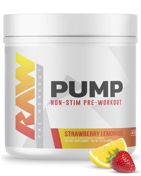Snapklik.com : RAW Pump Stim Free Pre Workout Non-Stimulant Pre Workout ...