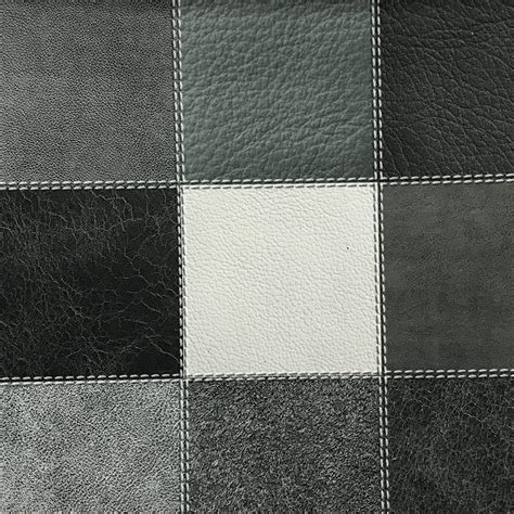 Decora Furnishings Suede Fabric Grey Checkered Design Decorative Soft ...