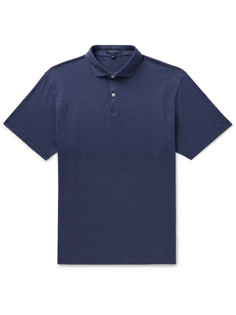 Peter Millar - Journeyman Pima Cotton-Jersey Polo Shirt - Blue Peter Millar