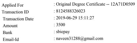 State Bank Of India [SBI] — didn't get du reference number