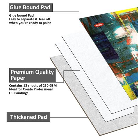 Anupam Oil Painting Paper Pad (250 GSM & 350 GSM)