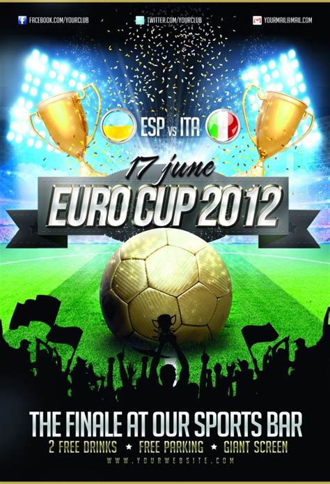 2012欧洲杯海报图片 - 站长素材