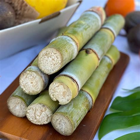 Raw Whole Sugar Cane | Exotic fruit, Fruit facts, Dragon fruit lemonade