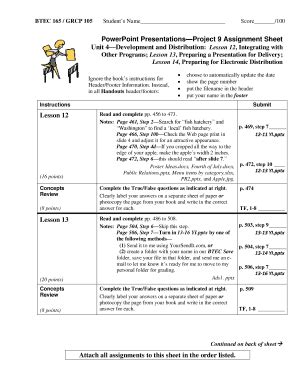 Image result for Sample PowerPoint Assignment