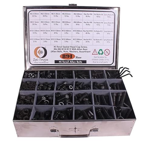 Epi-Torque Metric M6 M8 M10 M12 Hi-Tensile 12.9 Alloy Steel Socket Head ...